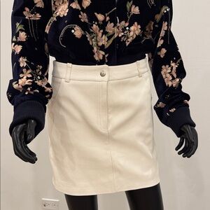 Magda Butrym White Mini Skirt